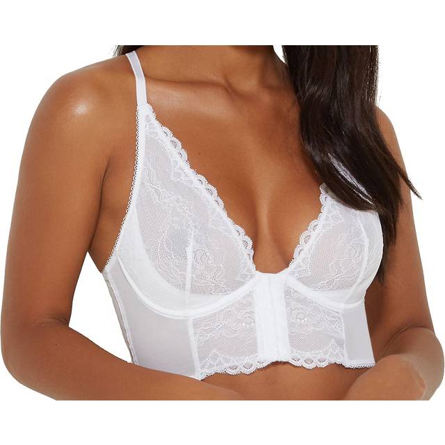Gossard Superboost Longline Bra White - 42C