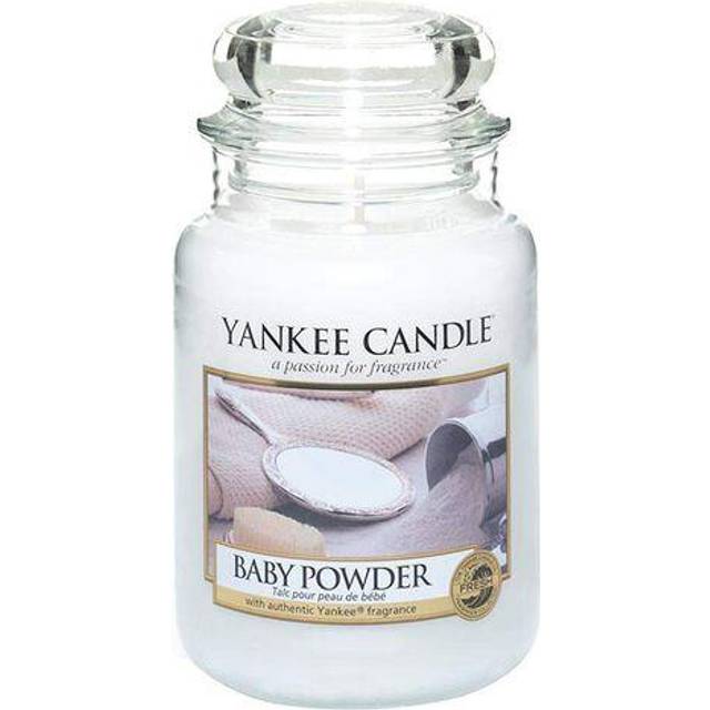 Baby Powder Large Candle Jar - White - One Size