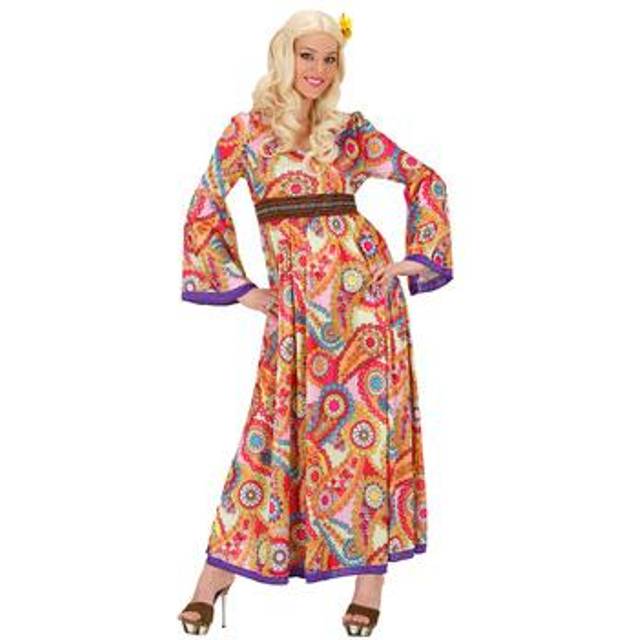 Ladies Hippie Woman Costume Extra Large Uk 18-20 For 60s 70s Hippy Fancy Dress -  dress hippie costume 70s floral flower power tunic