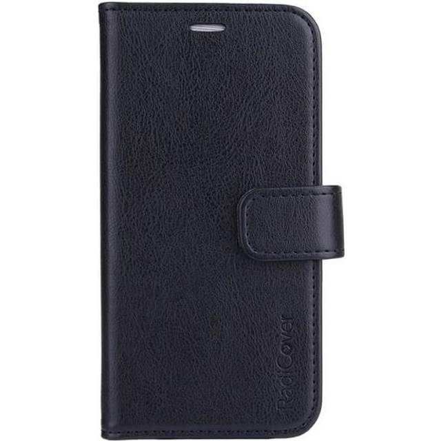 Radicover Strålningsskydd Mobilfodral PU-Läder iPhone 13 Mini Flipcover Svart