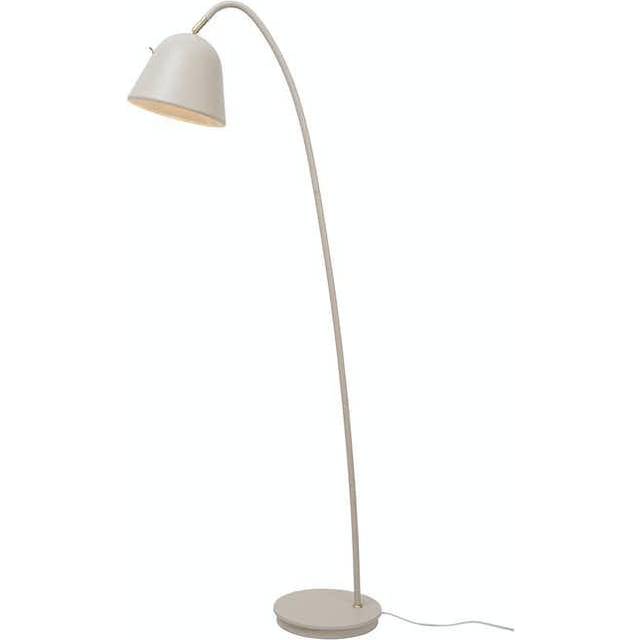 Nordlux Fleur 24 Floor Lamp In Beige with Brass Detail