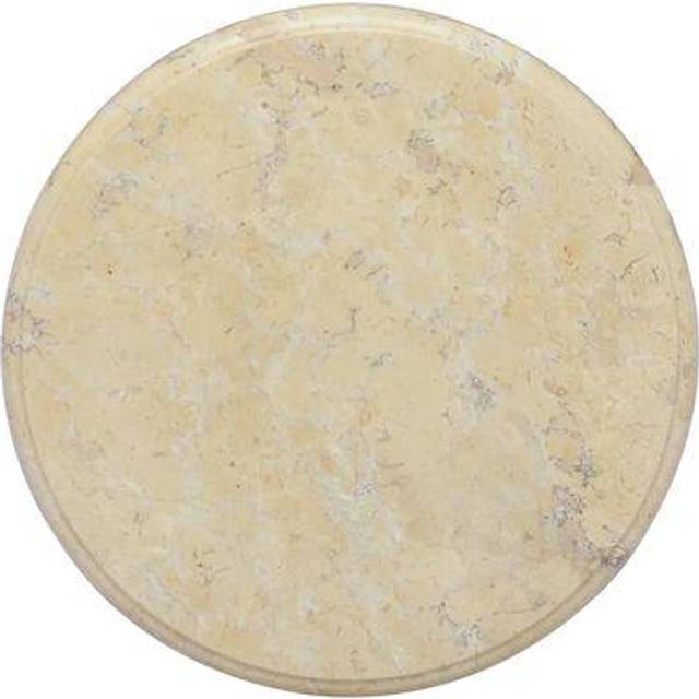 vidaXL Table Top Black Ø40x2.5 cm Marble
