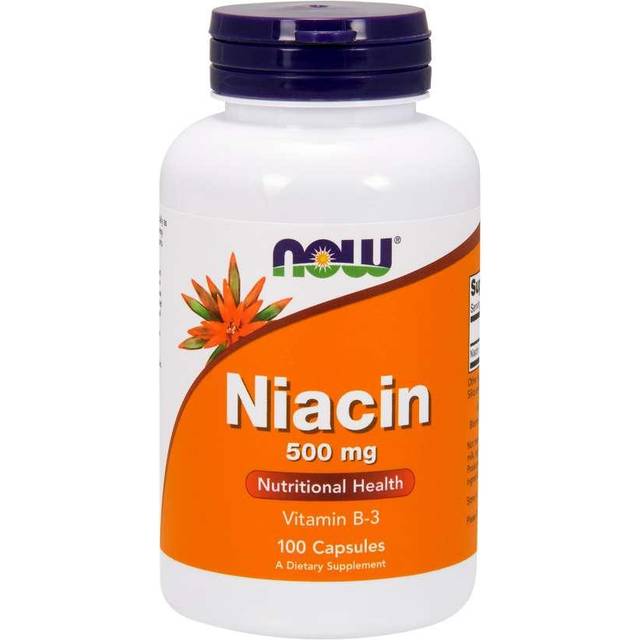 NOW Foods  Niacin  500 mg  100 Veg Capsules