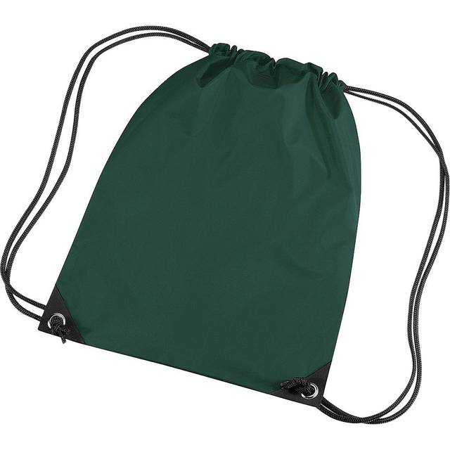 (One Size, Bottle Green) Bagbase Premium Gymsac Water Resistant Bag (11 Litres)