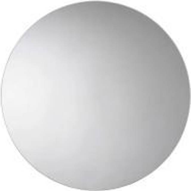 Croydex Simpson rund spegel med Hang N låssystem, 600 x 600 x 5 mm, silver