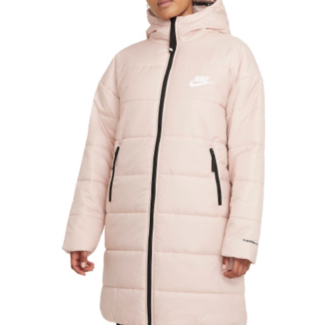 Nike, Jacka, Dam, L, Polyester, Therma Fit Repel Classic Hooded Parka - pink (L)