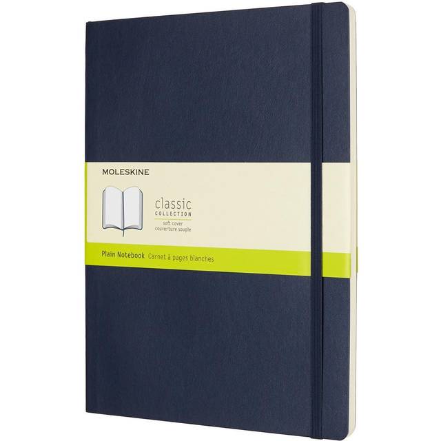 Moleskine Sapphire Blue Extra Large Plain Notebook Soft