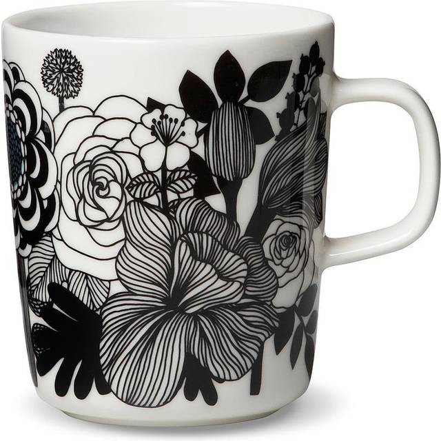 Marimekko - Oiva/siirtolapuutarha Mugg 2,5 Dl - Svart