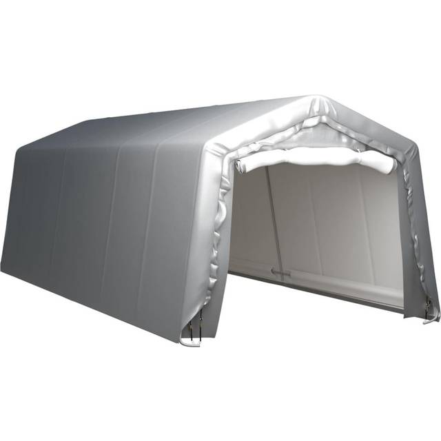 vidaXL opbevaringstelt 300x750 cm stål grå