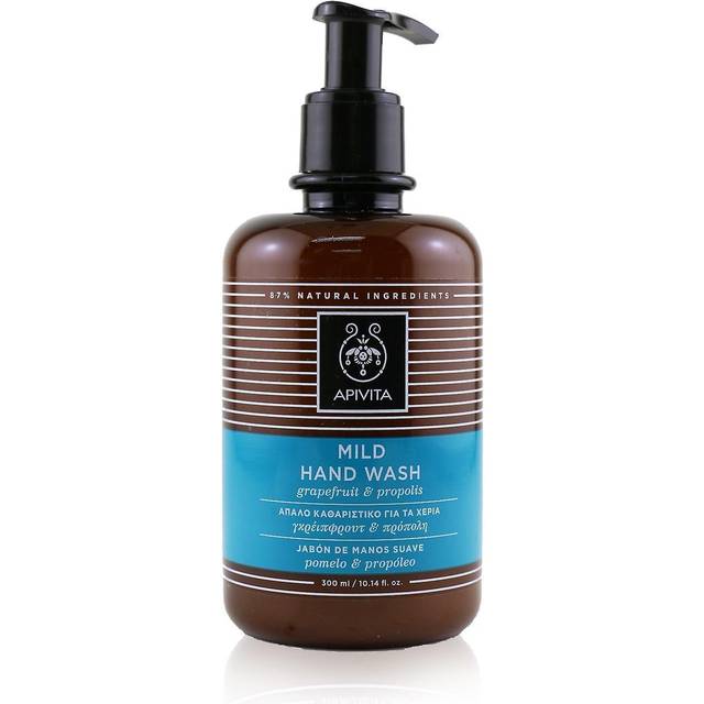 Apivita mild hand wash grapefruit & propolis 300ml (10.14fl oz)