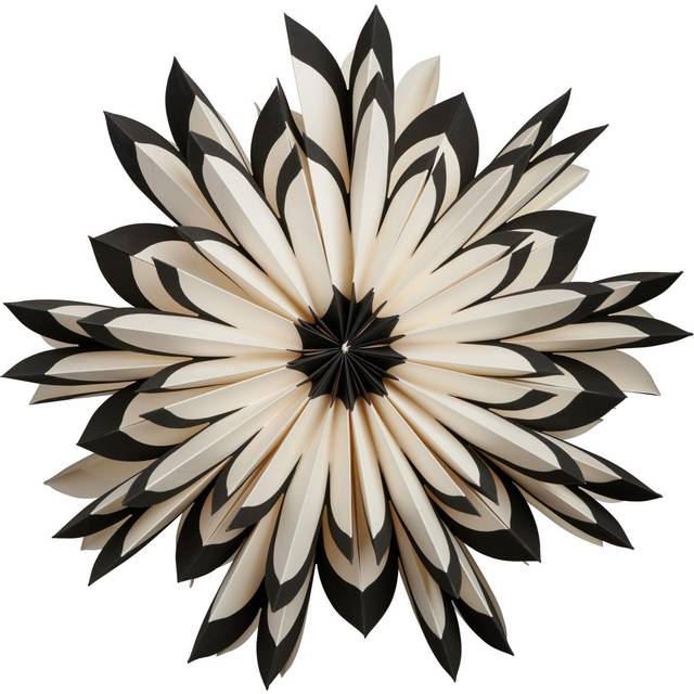 Watt & Veke Freja advent star Ø50 cm White-black
