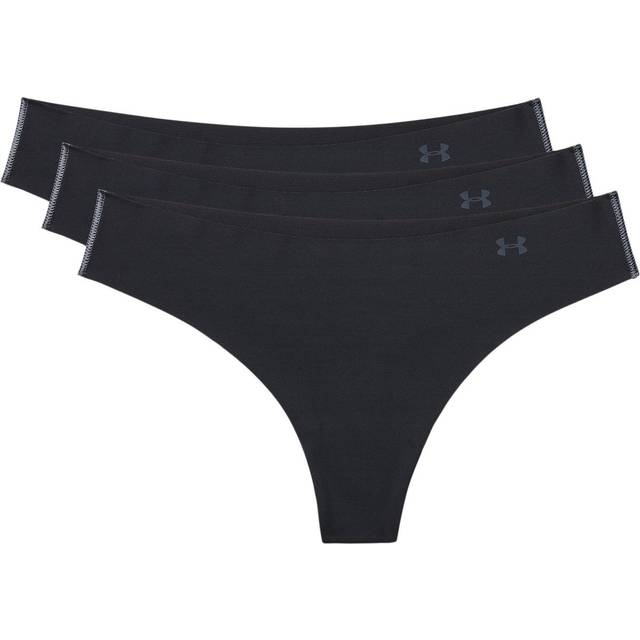 Under Armour Dam PS stringtrosa 3-pack, essentiella underkläder set, bekväm stringtrosa i en uppsättning av 3