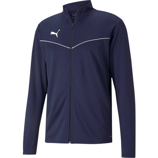 Puma Herren Trainingsjacke Teamrise Training POLY Jacket, Peacoatpuma White, S, 657392