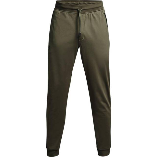 Under Armour herr sportstil trikå joggingbyxor varm och bekväm fleece träningsoverall underdelar, joggingbyxor med fickor