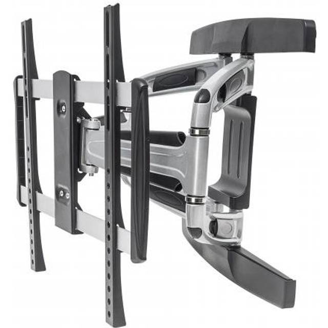 Manhattan TV & Monitor Mount (Clearance Pricing), Wall, Full Motion, 1 screen, Screen Sizes: 32-55", Black, VESA 100x100 to 400x400mm, Max 50kg, LFD, Tilt & Swivel with 3 Pivots, Lifetime Warranty
