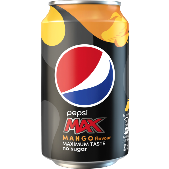 Pepsi Max Mango Läsk Burk 33cl