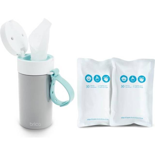 Munchkin Brica Clean-to-Go Wipes Container Starter Pack