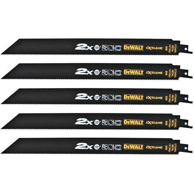 Dewalt - DT2409L-QZ extreme 2X long life Recip Blade - Metal 305mm 14 tpi Metal (5 Pack)
