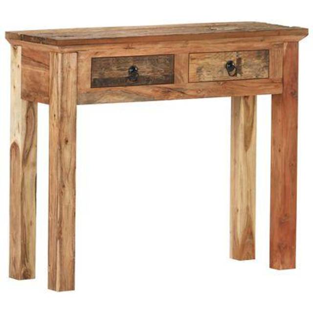 vidaXL Console Table 90.5x30x75cm Solid Acacia Wood and Reclaimed Wood - Brown