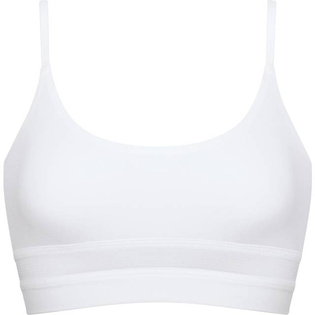 Sloggi Dam Ever Fresh Crop Top bustier, Vit, XS
