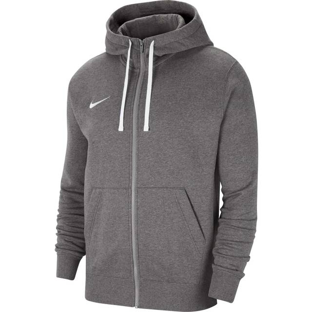 Nike Boys / Girls Park Zip Hoodie Sweatshirt Hooded Top Grey CW6891 - S - 8-10 Years