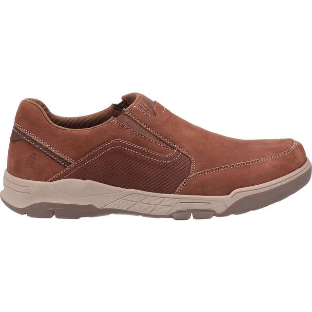 Hush Puppies Fletcher Memory Foam Slip On Men's Shoes Men's | Slip On Shoes  | Tan  | UK Size 7