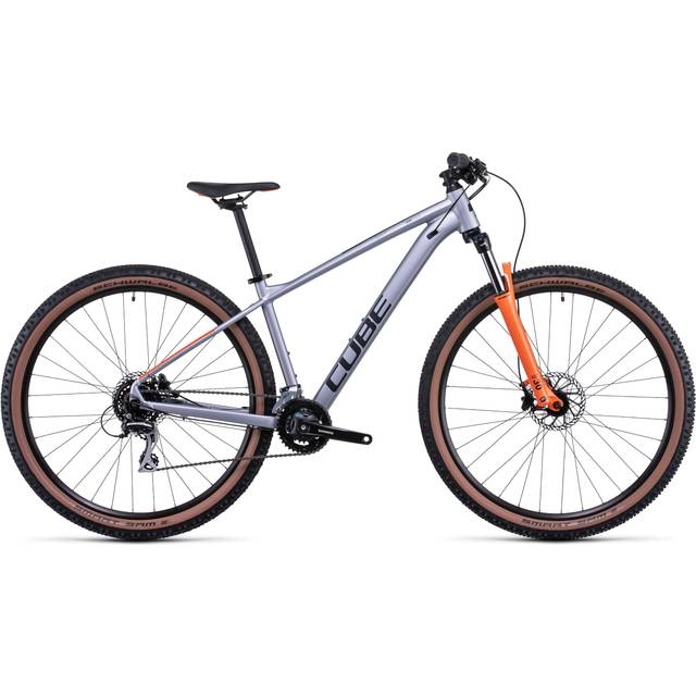 Cube Aim Race Allroad Mountainbike Flash Grey'n' Black, Str. S - Grå (S)