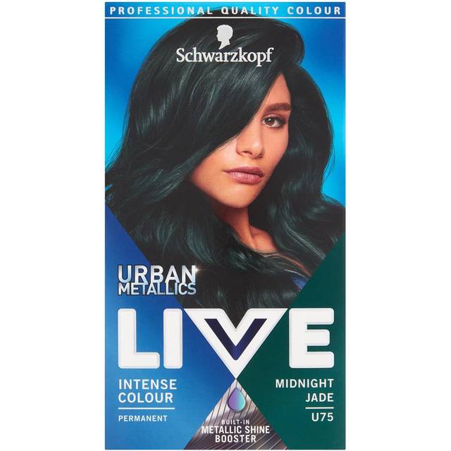 LIVE Urban Metallics Permanent Green Hair Dye Midnight Jade