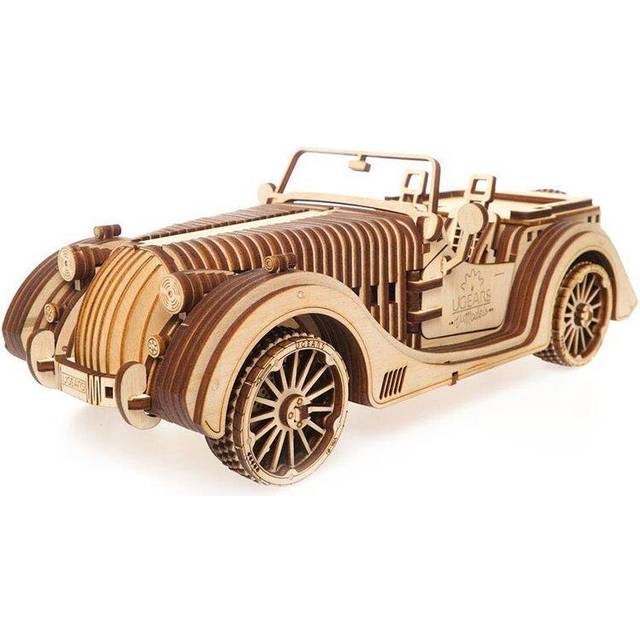 UGEARS Roadster - Mechanical Wooden Model Kit 70052
