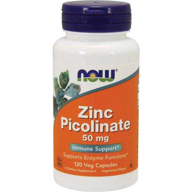 NOW Foods Zinc Picolinate 50mg - 120 Veg Capsules