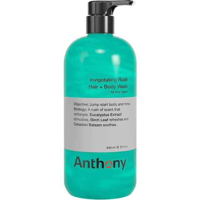 Anthony Invigorating Rush Hair + Body Wash 946ml