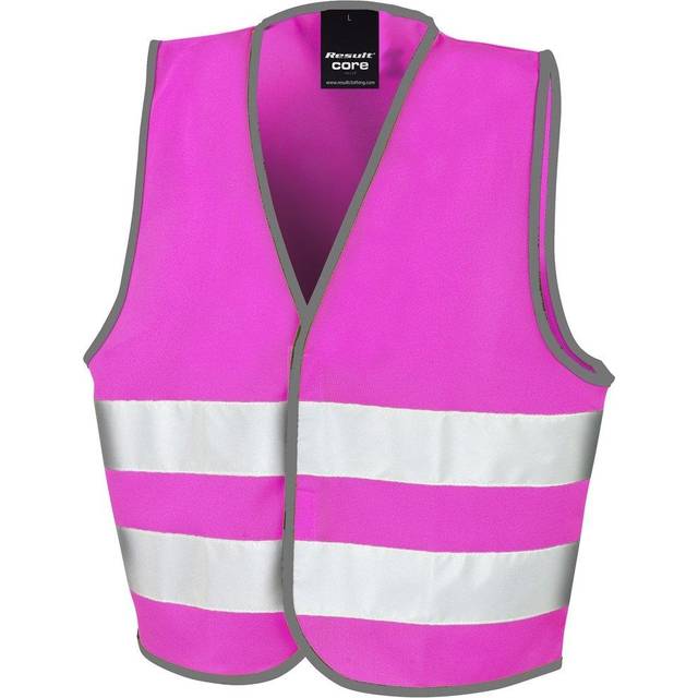 (M, Pink) Result Childrens/Kids Enhanced Hi-Vis Vest