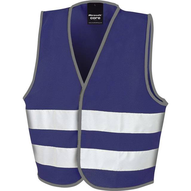 (M, Navy) Result Childrens/Kids Enhanced Hi-Vis Vest