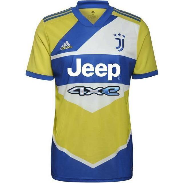 '21-'22 Juventus Third Shirt Men's Yellow Polyester Made By: Adidas