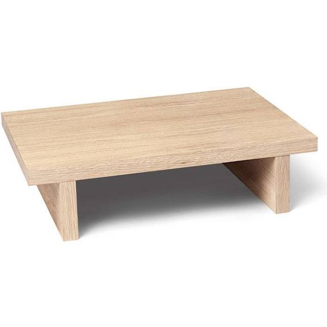 Ferm Living - Kona Side Table - Sängram - Natural Oak Veneer - W33,5 x H10 x D49 cm