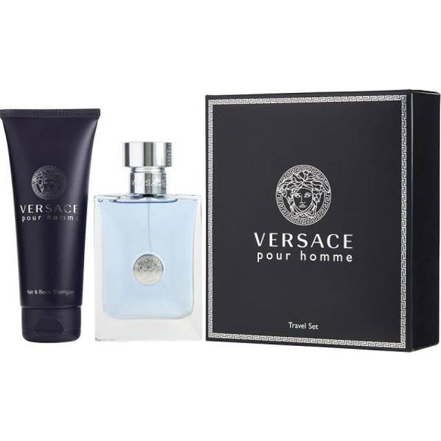 Versace Pour Homme Gift Set -- Gift Set - 3.4 oz EDT Spray + 3.4 oz Shower Gel for Men (--)