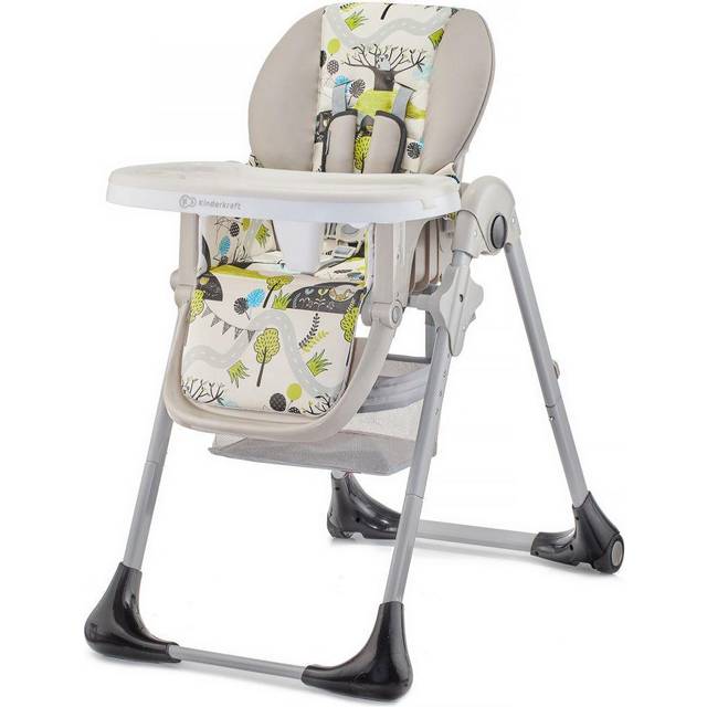 Kinderkraft Tastee Highchair-Green Tree