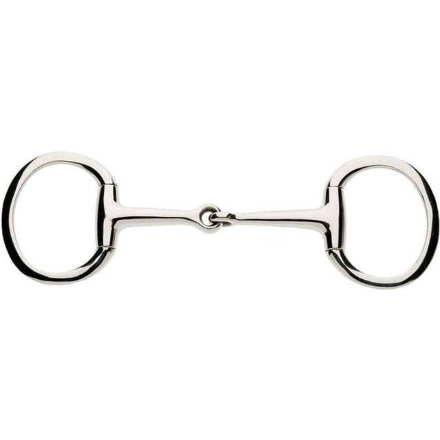 (6in, Silver) Lorina Single Jointed Eggbutt Snaffle