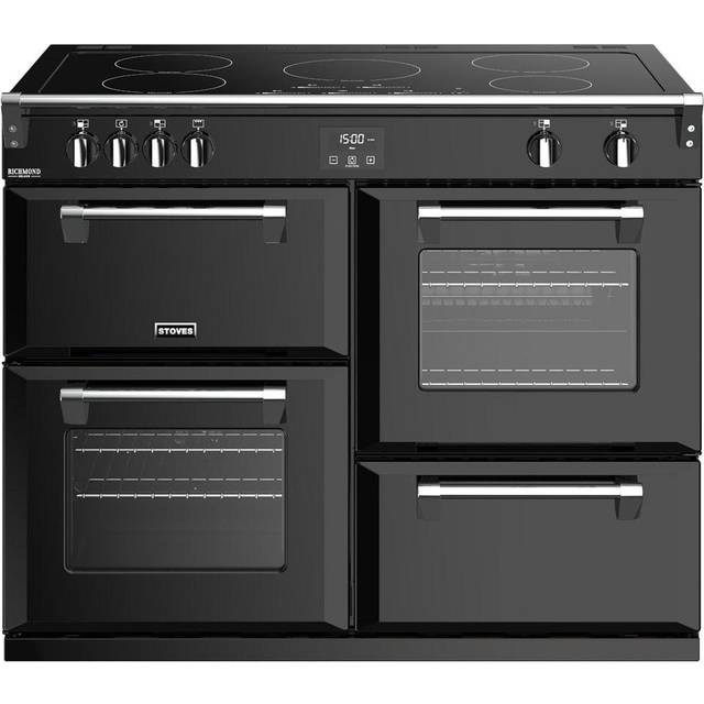Stoves Richmond Deluxe RCHDXS1100EiBK 110cm Electric Induction Range Cooker - Black