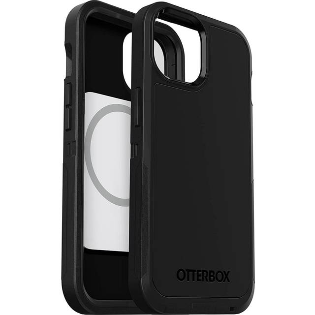 OtterBox Defender Series XT - Bagsidecover til mobiltelefon - grov - MagSafe-kompatibilitet - polykarbonatskal, hylster af syntetisk gummi - mørk sid