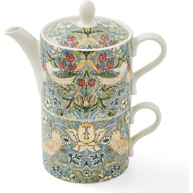 Morris & Co, Strawberry Thief - Teapot - Blue;Green;Red (0.28ml)