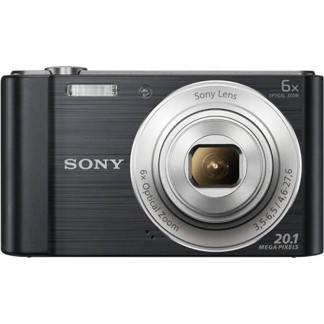 Used Sony Cyber-shot DSC-W810 Digital Camera | 20.1MP Compact Point-and-Shoot | 6x Optical Zoom | HD Video | Black black