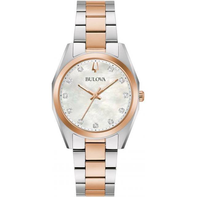 Bulova Classic Surveyor Ladies' Diamond Dot Two Tone Bracelet Watch