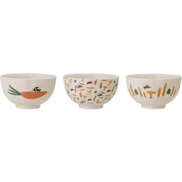 Bloomingville Harvest bowl Ø11.5 cm 3 pieces Nature
