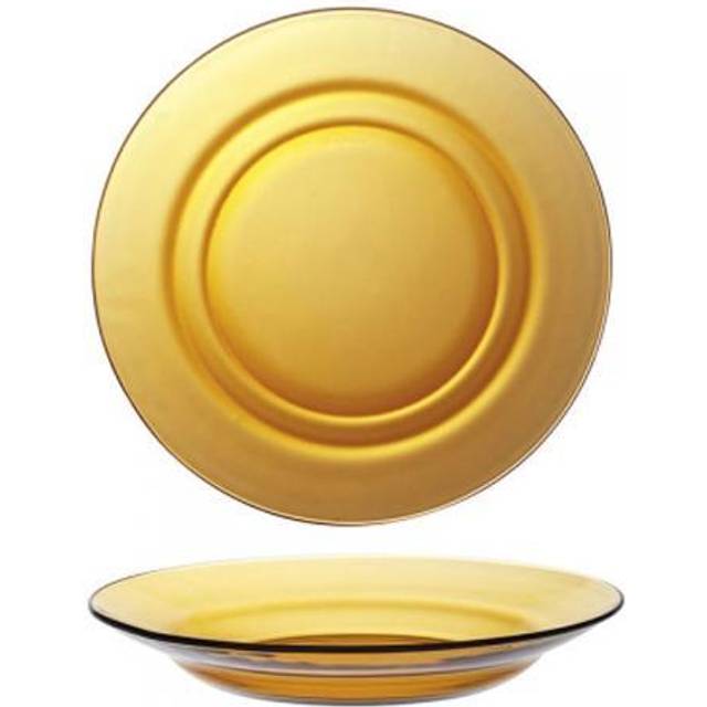 Duralex - Lys Glass Dinner Plates - Tempered, Heat Resistant - Clear (23cm)