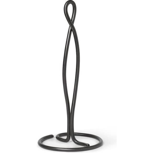 Ferm Living Curvature hushållspappershållare Svart mässing