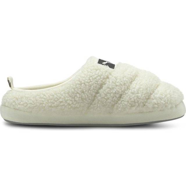 Scuff Sherpa tofflor, Whisper White-Puma Black, Dam, 3