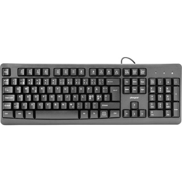 Plexgear Trådbundet tangentbord MK101 Svart