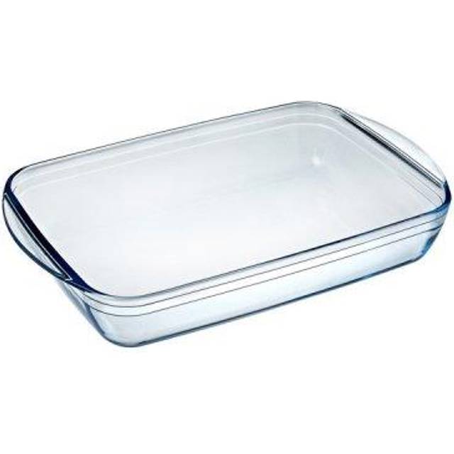 Pyrex Essentials glas rektangulär rostare hög motstånd 40 x 27 x 7 cm