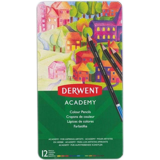 Pack of Derwent Academy Colour Pencils - 12